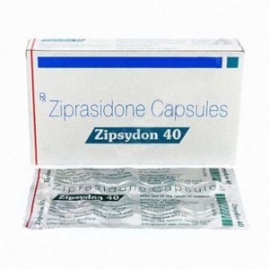 Zipsydon 40mg (generic ziprasidone) 50 capsules