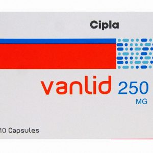 Vanlid 250mg (generic vancomycin) 50 capsules